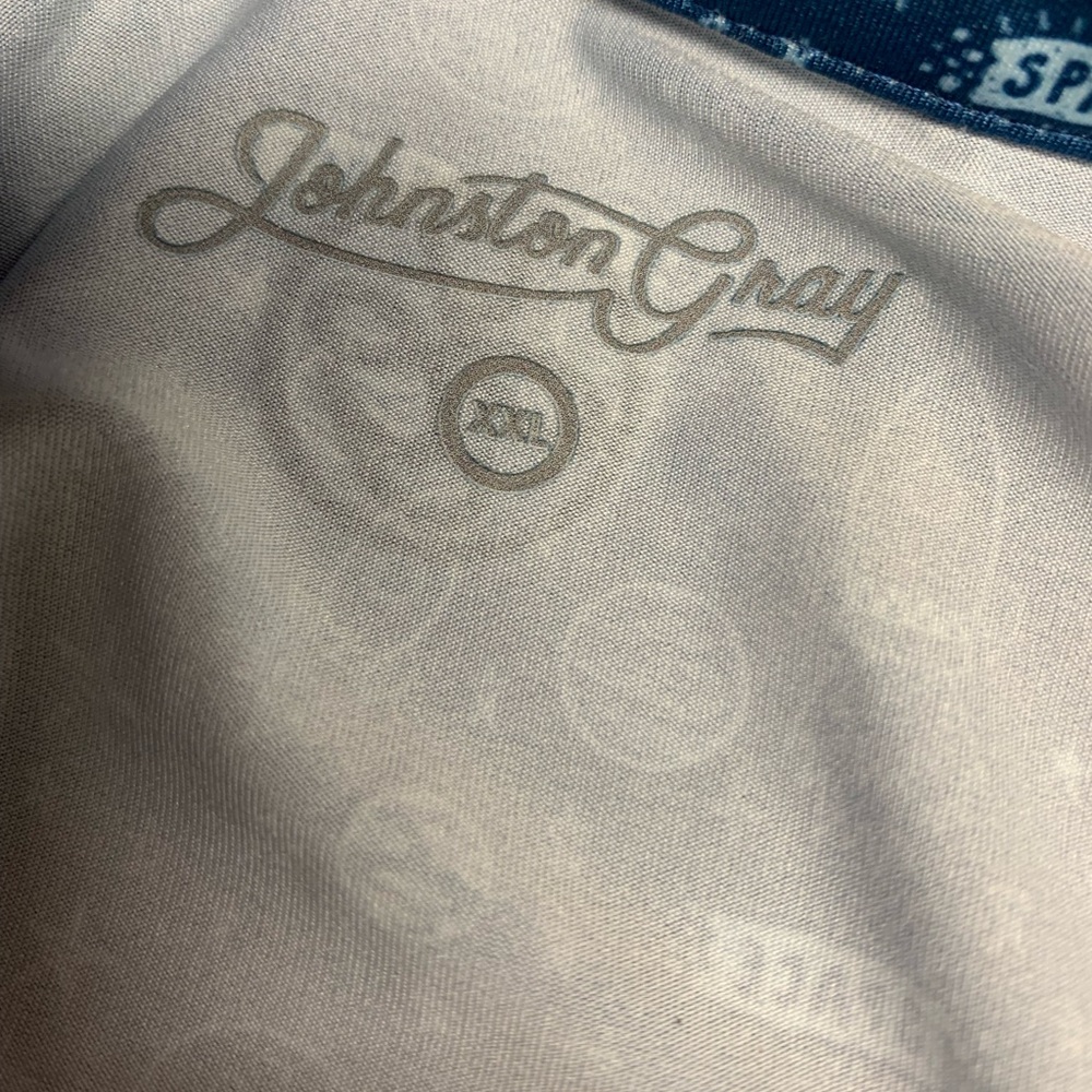 NWOT Johnston Gray Space Golf Polo Shirt Size XXL - Picture 3 of 7